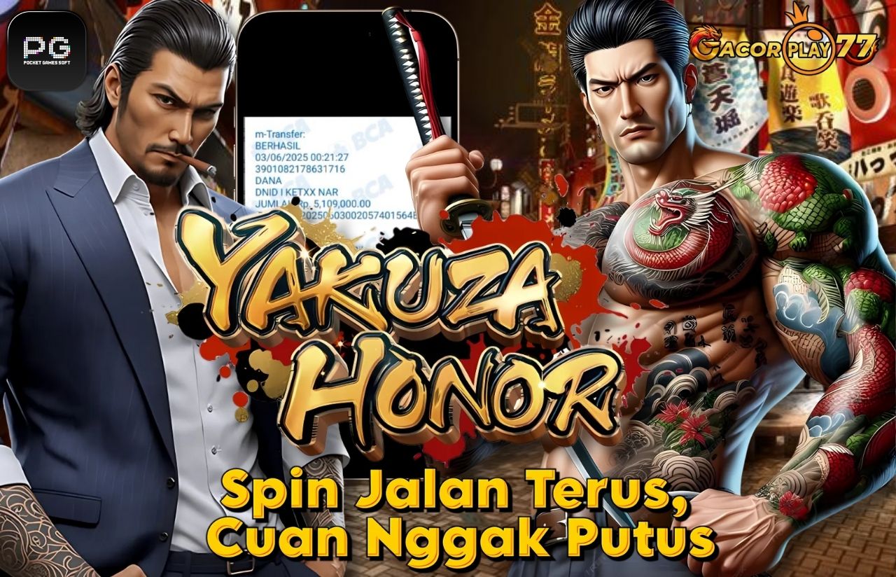 Selamat kepada user id : na****8 Wede Rp 5.109.000 di Game YAKUZA HONOR PG SOFT Cair Gk Sampe 1 Menit! Menang Mudah di Gacorplay77	